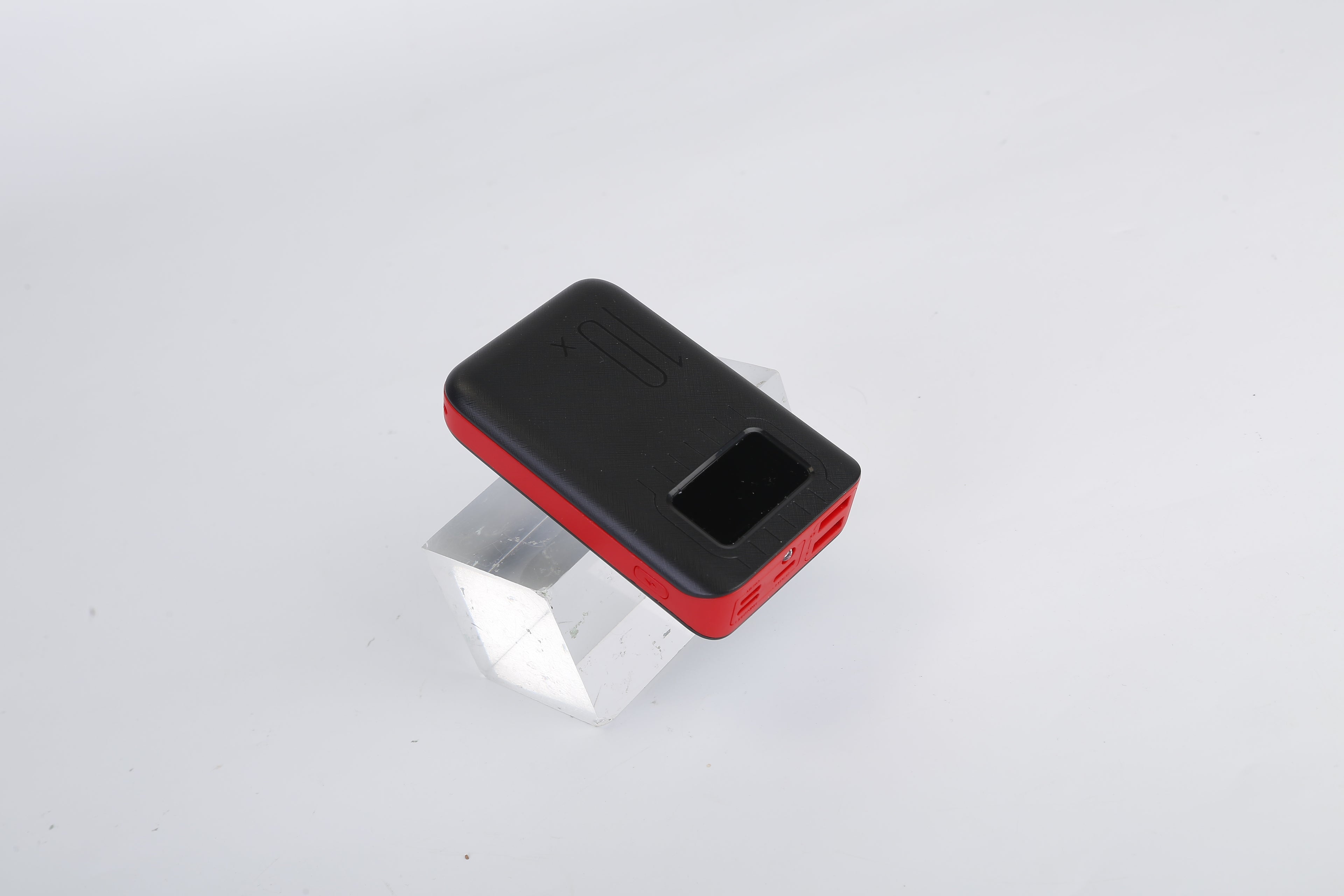 1Pc 1W MAh Portable Power Bank External Battery Pack Charger Dual USB Charge Interface With LCD Display Flashlight Type C Micro USB Lightning Input